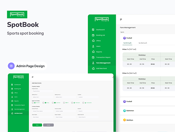Spot Booking Admin