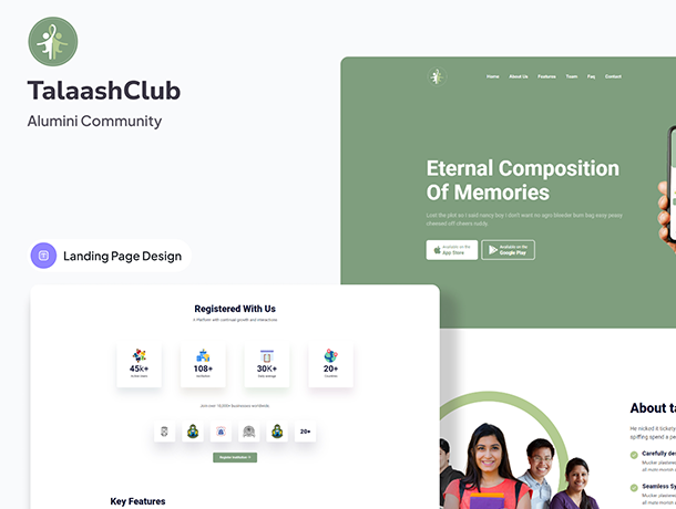 Talaash Landing Page